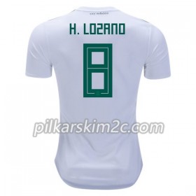 Koszulka Meksyk H.Lozano 8 Precz Mistrzostwa Świata 2018 - Koszulki Piłkarskie